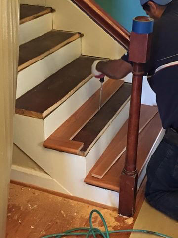 Hardwood Flooring - Stairs